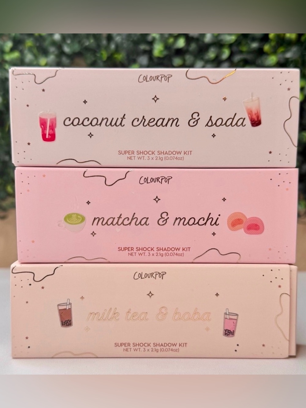 Colourpop Sweet Sips Super Shock Shadow Kit Trios Limited Edition (New)